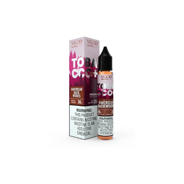 vgod salt nic labs tobacco american back woods