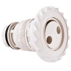 Waterway Pulsator Adjustable Poly scalloped jet (White) Hot tub jets WaterWay